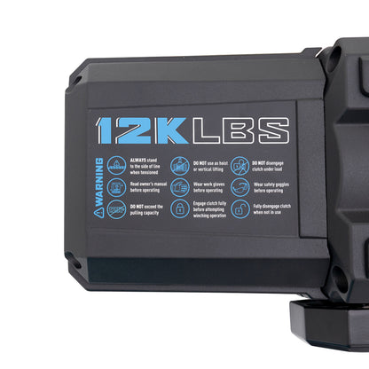 Borne Off-Road 12K Winch - Black Synthetic Rope BNWN-12-SBK BNWN-12-SBK Photo - Primary