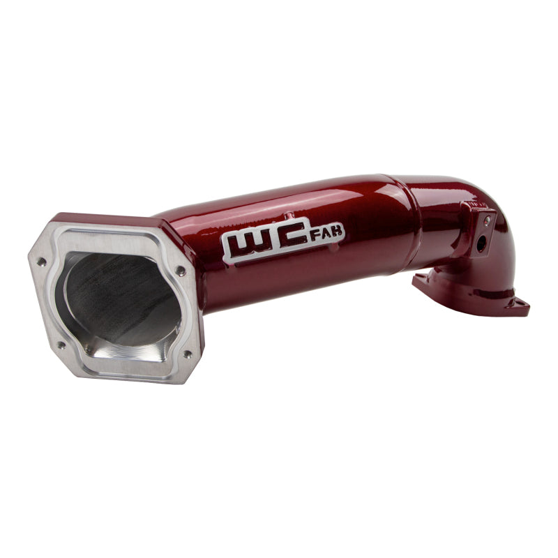 Wehrli 11-16 Duramax LML Passenger 3in. Upper Crossover Intercooler Pipe - Bengal Red WCF100328-BR WCF100328-BR User 2