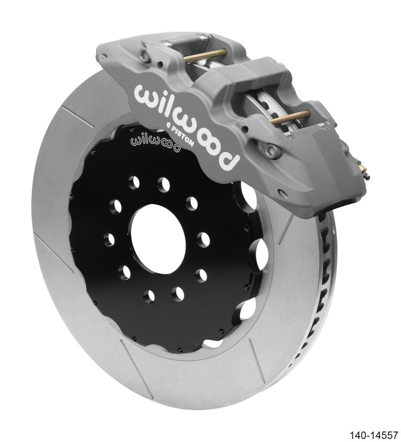 Wilwood AERO6 Front Big Brake Race Kit 14.00 Black 96-13 Chevrolet Corvette Z06 (C5/C6) w/o Lines 140-14557 140-14557 User 1