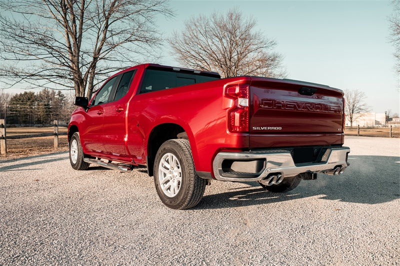 CORSA Performance Corsa 19-23 Chevrolet Silverado 1500 Cat-Back Dual Rear Exit with Twin 4in Polished Pro-Series Tips 21202 21202 Photo - Mounted