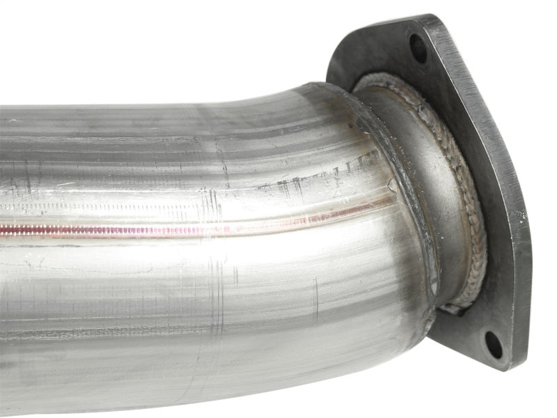 aFe MACHForce XP Exhaust 5in DPF-Stainless, GM Diesel Trucks 07.5-10 V8-6.6L 9(td) LMM 49-44040 49-44040 Photo - Unmounted