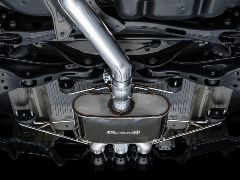 AWE Tuning 2024 Acura Integra Type S DE5 FWD Touring Edition Exhaust w/ Triple Diamond Black Tips 3015-53335 3015-53335 Photo - Mounted