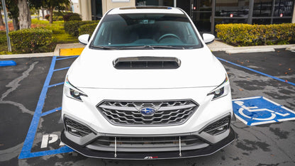 APR Subaru WRX Carbon Fiber Wind Splitter w/ Rods 2022-Up