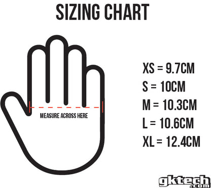 GKTech Racing gloves - CLEARANCE