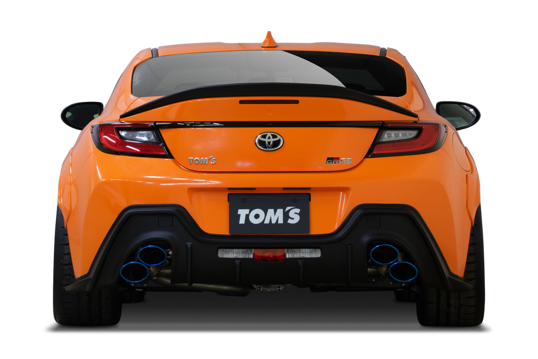TOM'S Racing Quad-Exit Axleback Exhaust - Toyota GR86 (2022+)