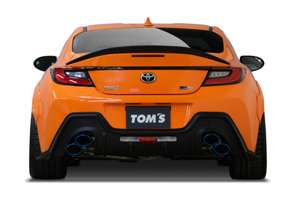 TOM'S Racing Quad-Exit Axleback Exhaust - Toyota GR86 (2022+)