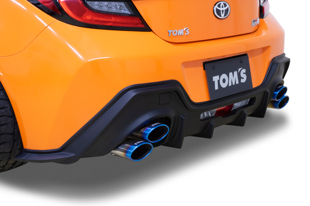 TOM'S Racing Quad-Exit Axleback Exhaust - Toyota GR86 (2022+)