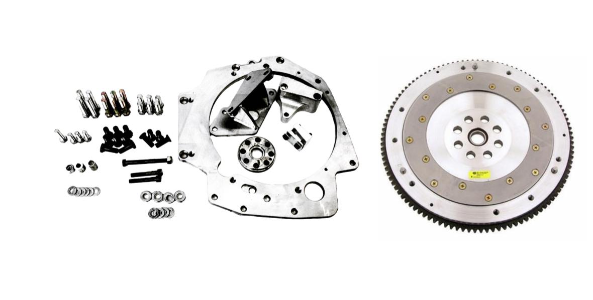 PrivateLabelMfg H2B Swap Kit & Clutch Masters Flywheel - Honda EG EK & Acura Integra DC2
