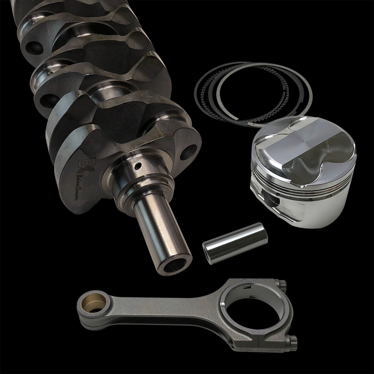 Brian Crower Honda K20A Stroker Kit - LW 92mm Stroke/LightWeight Rods (B18A journal) BC0044LW