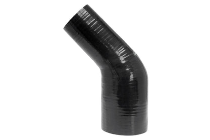 HPS Performance Products HPS 3" - 3-1/2" Silicone 45 Degree Elbow Reducer Coupler Hose, High Temp 4-ply Reinforced, 76mm - 89mm ID