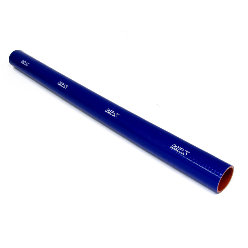 HPS 2-1/2" ID, 3 Feet Length, Silicone Straight Coupler Coolant Tube Hose, High Temp 4-ply Reinforced, Blue, 63mm ID