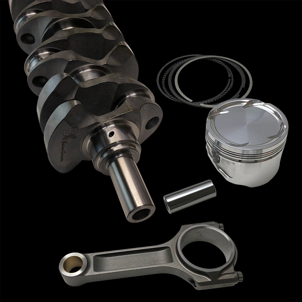 Brian Crower Nissan TB48 Stroker Kit - 108mm Stroke LightWeight Crank/ProHD Series Rods (I Beam 7/16" fasteners) BC0258LW