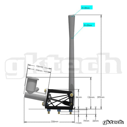 GKTech V2 Hydraulic E-brake Assembly + Handle