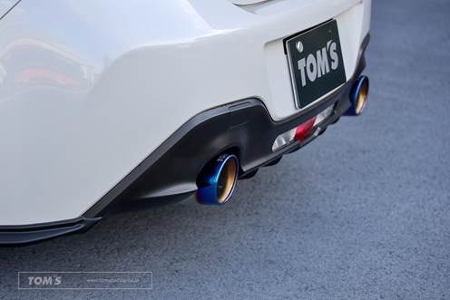 TOM'S Racing Dual-Exit Catback Exhaust (OE Diffuser) - Toyota GR86 / Subaru BRZ (2022+) ** IN STOCK **