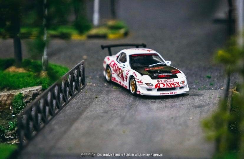 A'PEXi RX-7 FD3S D1GP Project - Tarmac Works x Vertex 1:64 Scale Die-cast