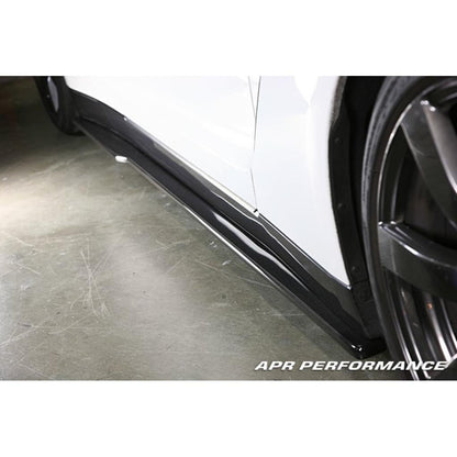 APR Nissan GTR R35 Carbon Fiber Side Rocker Extensions/ Side Skirt 2008-20