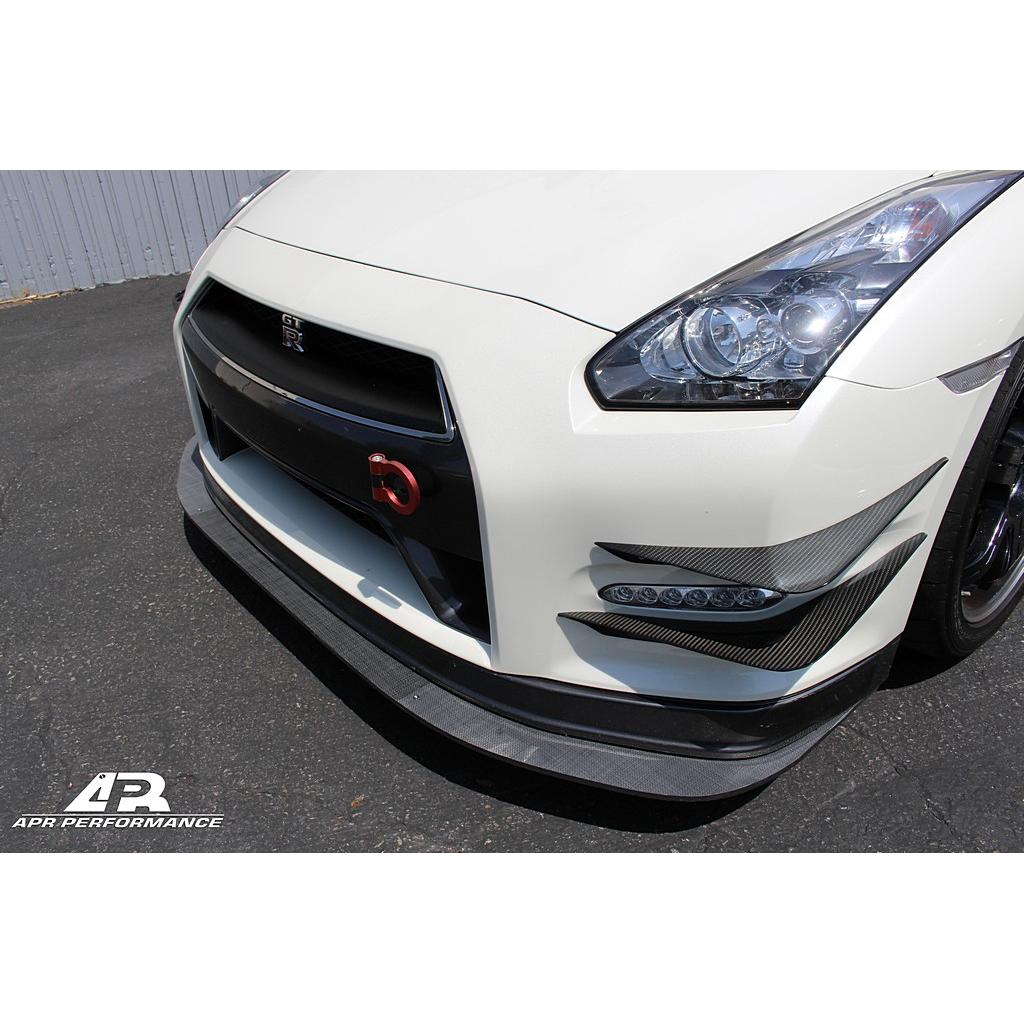 APR Nissan GTR R35 Front Bumper Carbon Fiber Canards 2012-2016