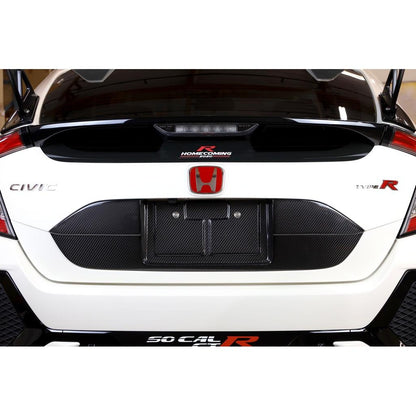 APR Carbon Fiber Honda FK8 Civic Type R License Plate Backing 2017 - 2021