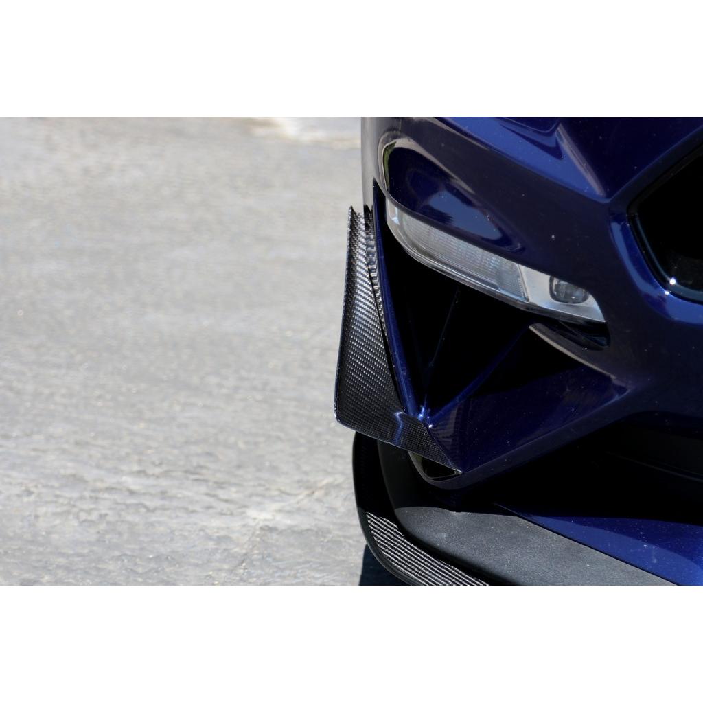 APR Ford Mustang S550 Carbon Fiber Front Bumper Canards 2018-2023