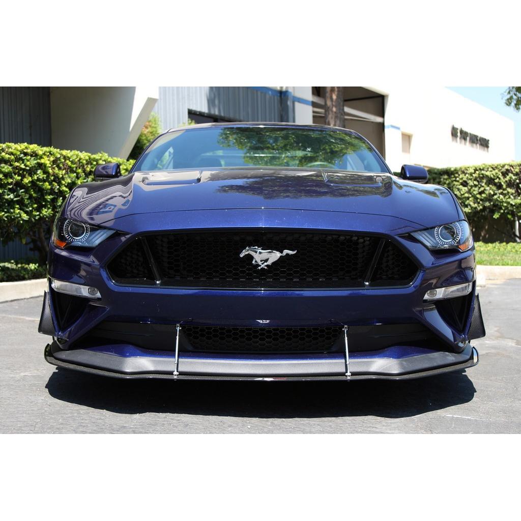 APR Ford Mustang S550 Carbon Fiber Front Bumper Canards 2018-2023