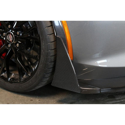 APR Chevrolet Corvette C7 Z06 Carbon Fiber Front Bumper Canards and Spats