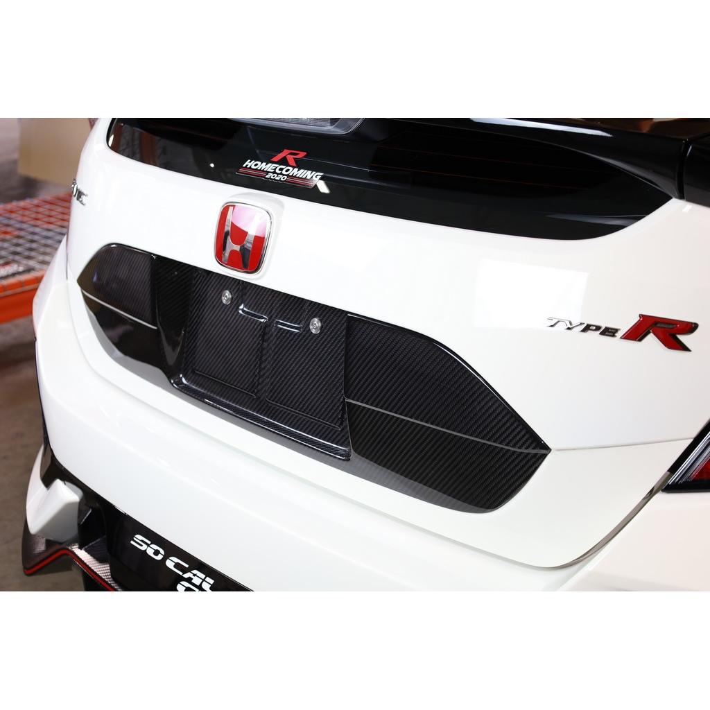 APR Carbon Fiber Honda FK8 Civic Type R License Plate Backing 2017 - 2021