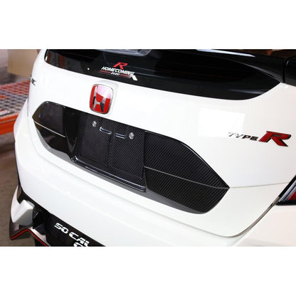 APR Carbon Fiber Honda FK8 Civic Type R License Plate Backing 2017 - 2021