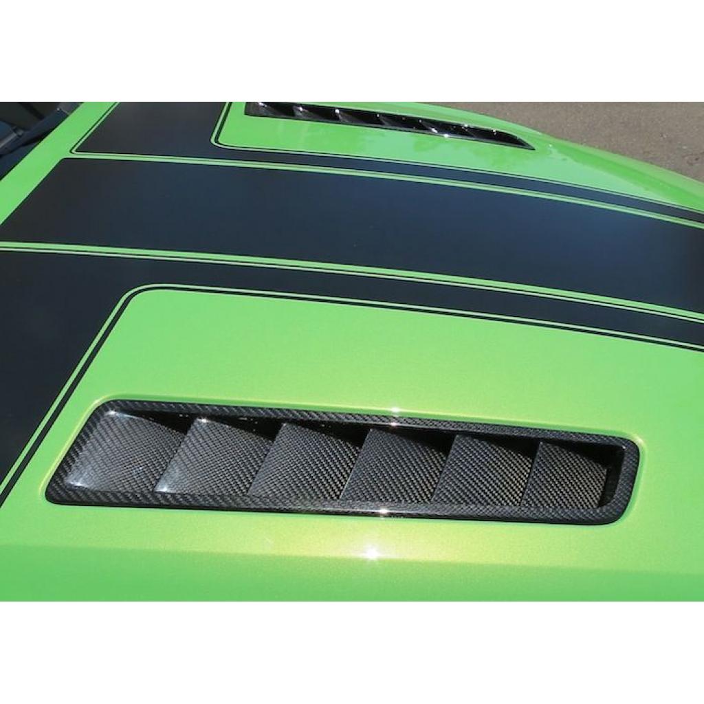 APR Carbon Fiber Ford Mustang GT Hood Vents 2013-14