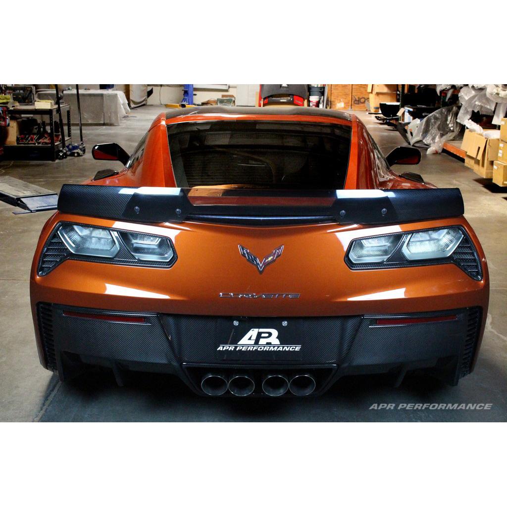 APR Chevrolet Corvette C7 Carbon Fiber Rear Tail Light Bezels