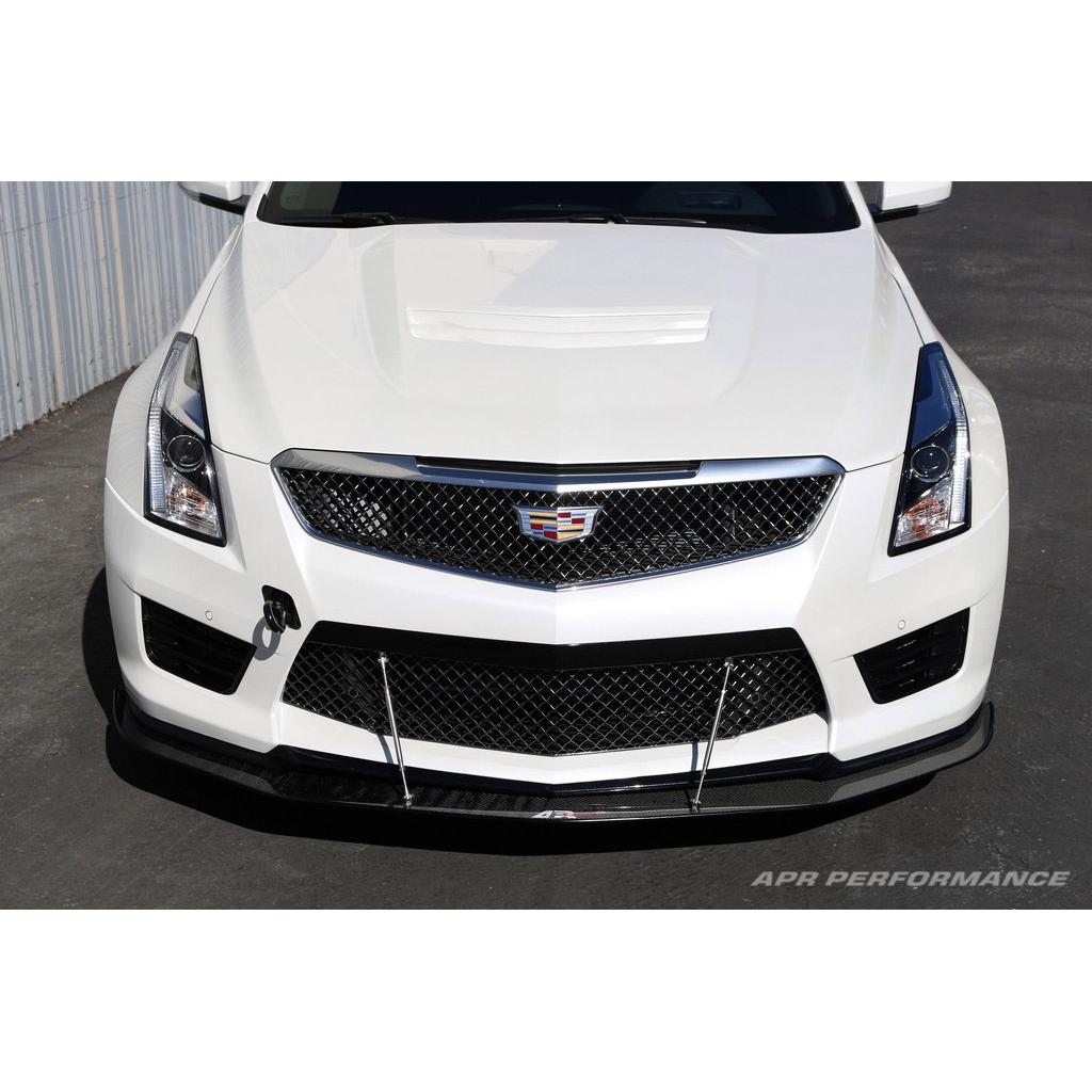 APR Cadillac ATS-V Carbon Fiber Front Wind Splitter 2016-2019 (Non-Carbon Package)