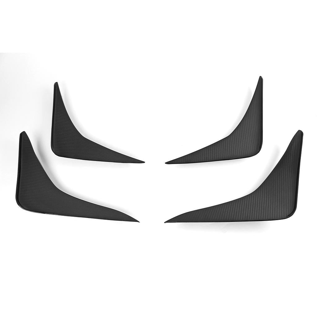 APR Nissan GTR R35 Front Bumper Carbon Fiber Canards 2012-2016