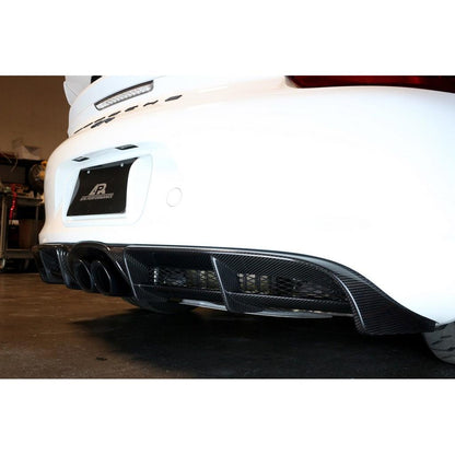 APR Porsche 981 Cayman GT4 Carbon Fiber Rear Diffuser 2015-2016