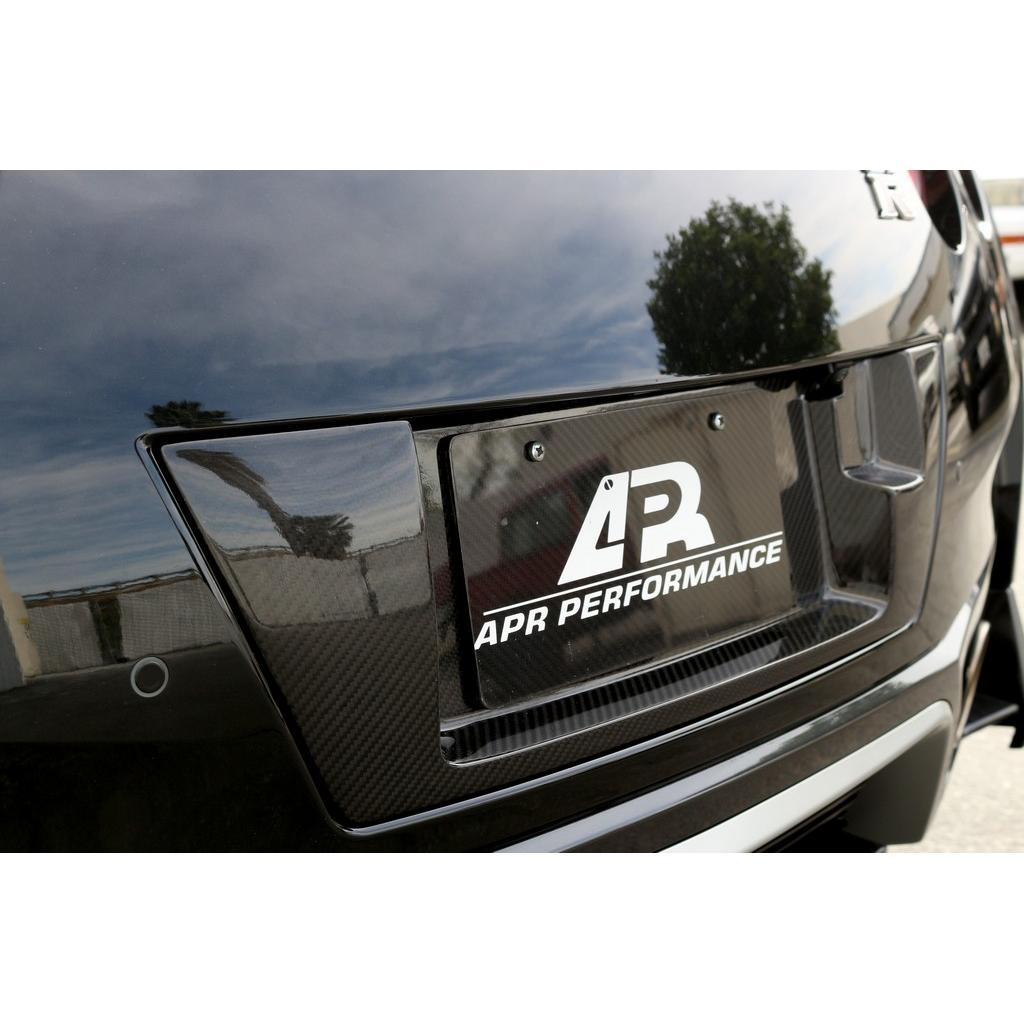 APR Carbon Fiber Nissan GTR R35 License Plate Backing 2017-2022