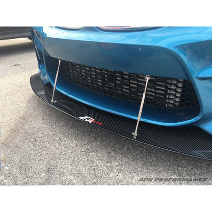 APR BMW F87 M2 Stock Bumper Carbon Fiber Front Wind Splitter 2016-2021