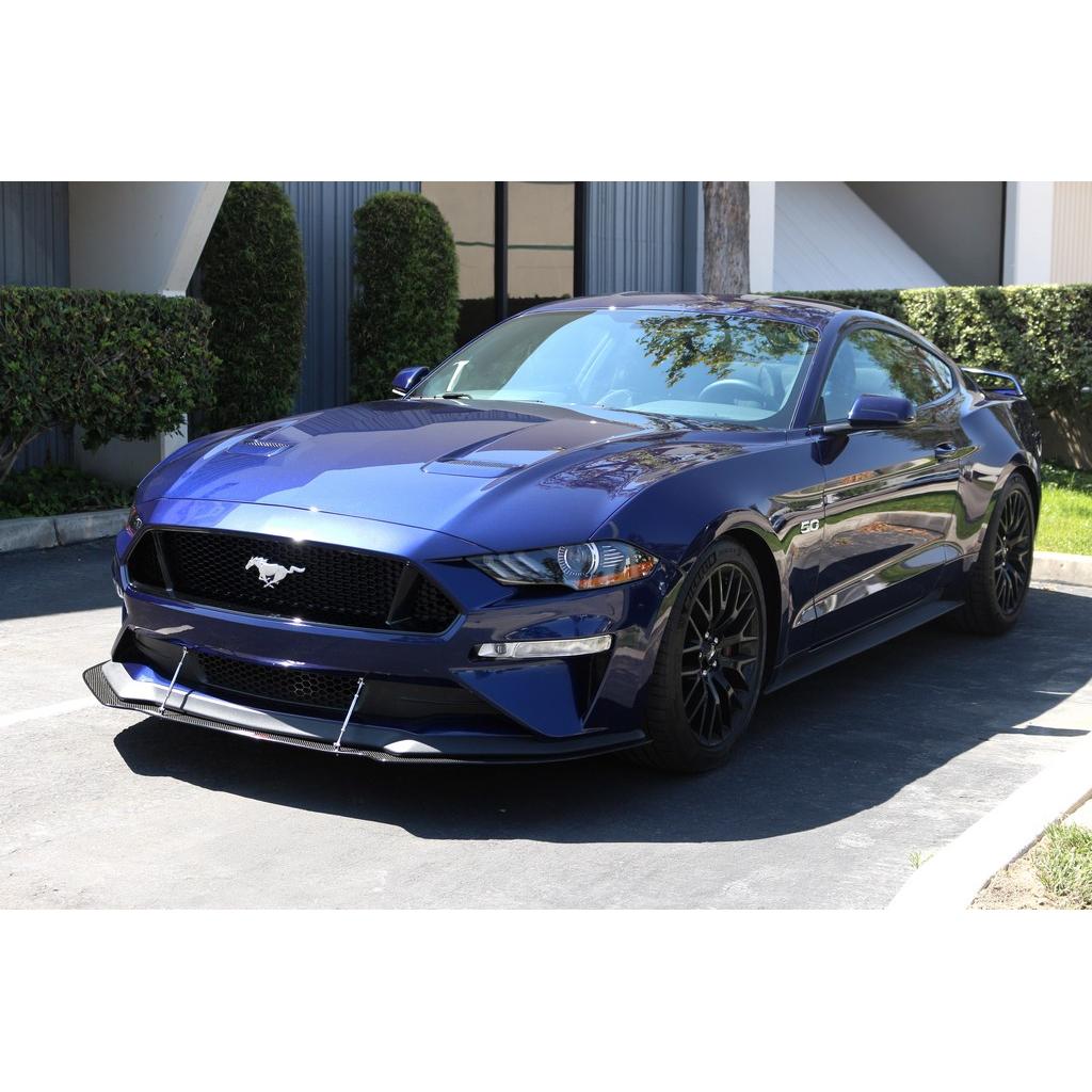 APR Ford Mustang S550 Carbon Fiber Front Wind Splitter 2018-2023