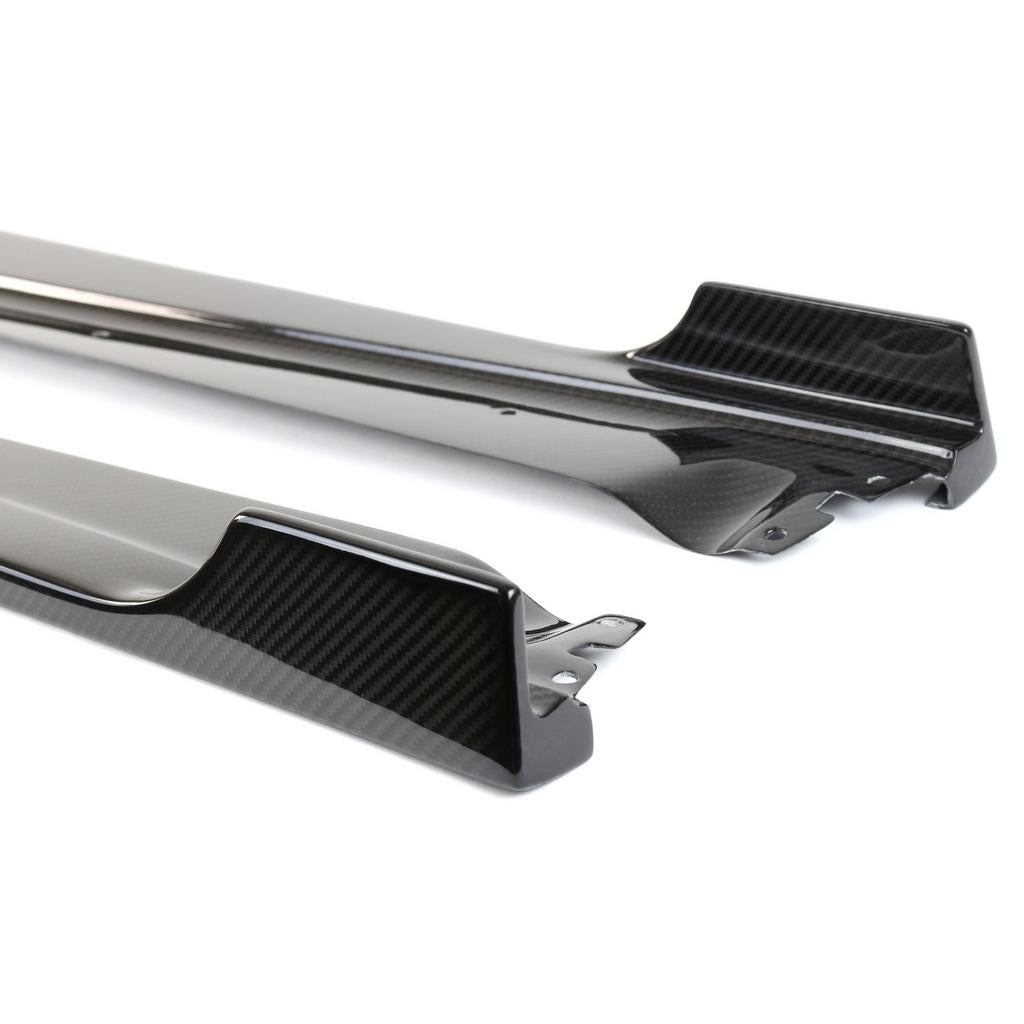 APR Carbon Fiber Porsche 981 Cayman GT4 Side Rocker Extensions/ Side Skirt 2015-2016