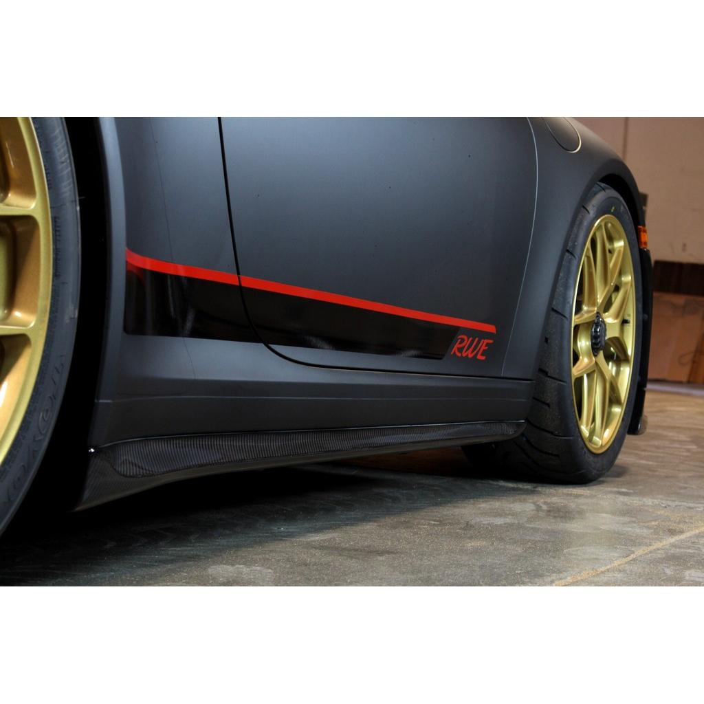 APR Carbon Fiber Porsche 991 GT3 Side Rocker Extensions/ Side Skirt 2013-19