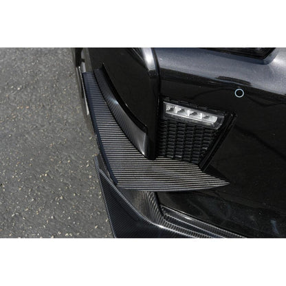 APR Nissan GTR R35 Carbon Fiber Front Bumper Canards 2017-2022