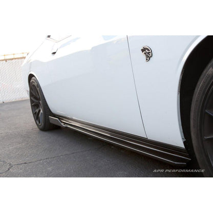 APR Carbon Fiber Dodge Challenger Hellcat Side Rocker Extension 2015-2023 Challenger hellcat