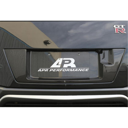 APR Carbon Fiber Nissan GTR R35 License Plate Backing 2017-2022