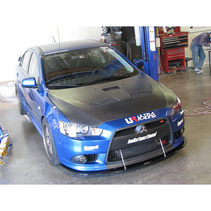APR Mitsubishi Lancer Ralliart Carbon Fiber Front Wind Splitter 2009-Up