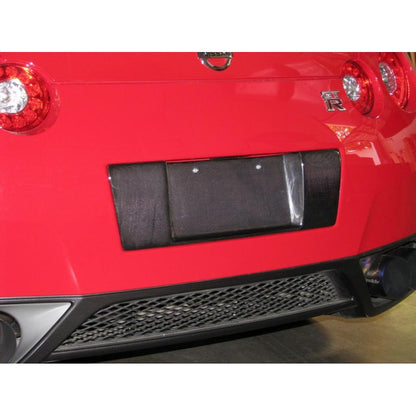 APR Carbon Fiber Nissan GTR R35 License Plate Backing 2008-2011