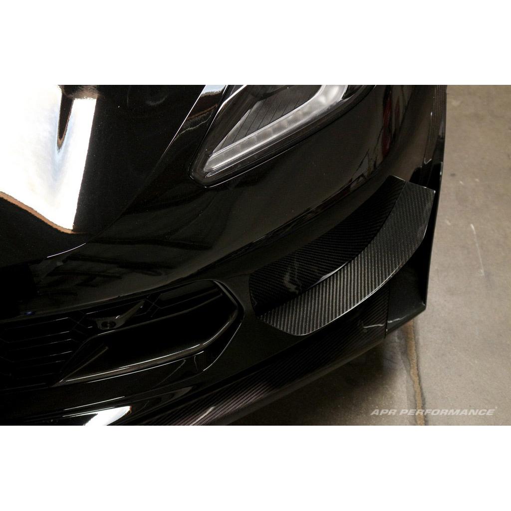 APR Chevrolet Corvette C7 / C7 Z06 Carbon Fiber Front Bumper Race Canards