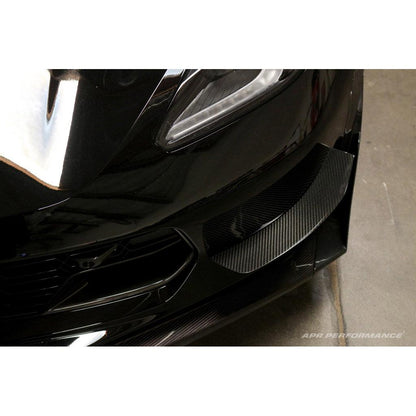 APR Chevrolet Corvette C7 / C7 Z06 Carbon Fiber Front Bumper Race Canards