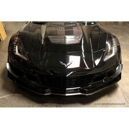 APR Chevrolet Corvette C7 / C7 Z06 Carbon Fiber Front Bumper Race Canards