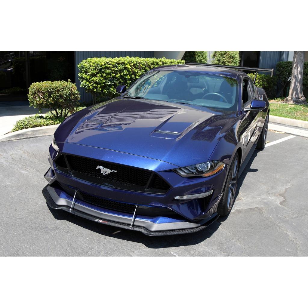 APR Ford Mustang S550 Carbon Fiber Front Bumper Canards 2018-2023