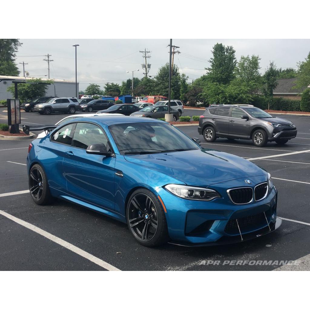 APR BMW F87 M2 Stock Bumper Carbon Fiber Front Wind Splitter 2016-2021