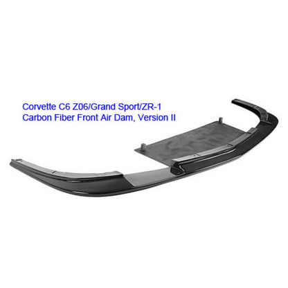 APR Chevrolet Corvette C6 Z06 Carbon Fiber Front Airdam/ Lip Version 2 (Z06 / Grand Sport only)