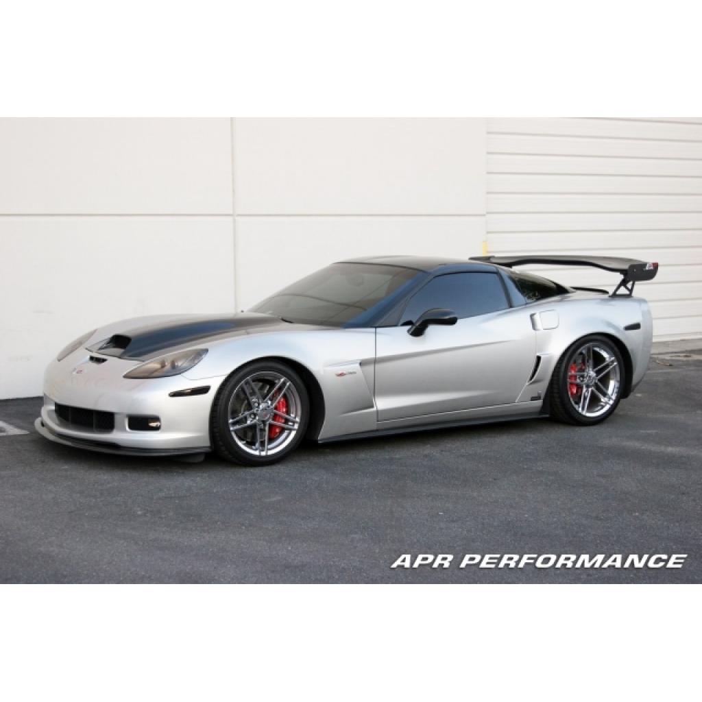 APR Chevrolet Corvette C6 Z06 Carbon Fiber Side Rocker Extensions/ Side Skirt (Fits Z06 and Grand Sport)