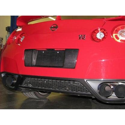 APR Carbon Fiber Nissan GTR R35 License Plate Backing 2008-2011